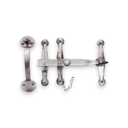 Pewter Heavy Duty Handforged Door Hardware Kit Door Hardware - Image 2