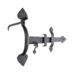 Brass Suffolk Latch Arrow End Beeswax Door Latch