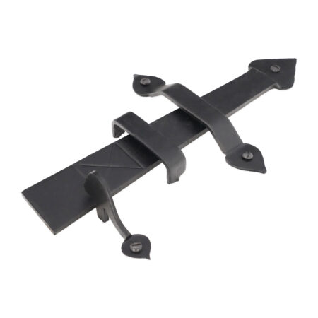 Brass Suffolk Latch Arrow End Beeswax Door Latch - Image 4