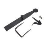 Iron Door Latch Set Beeswax