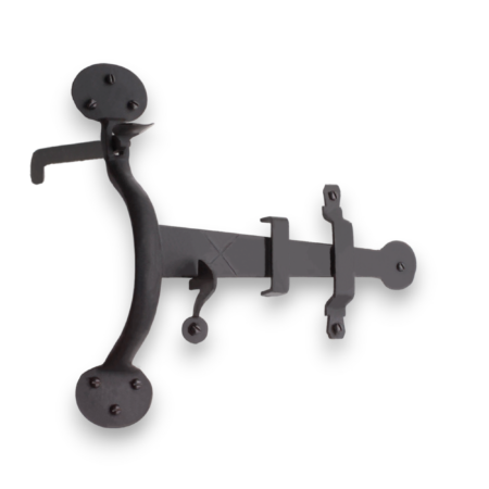 Brass Standard Handforged Kit (12") Penny End Beeswax Door Hardware - Image 2