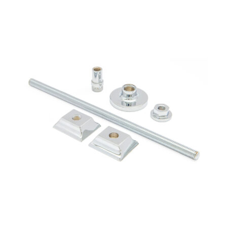 Cast Iron Radiator Brass Wall Stay Bracket Polished Chrome - Image 2