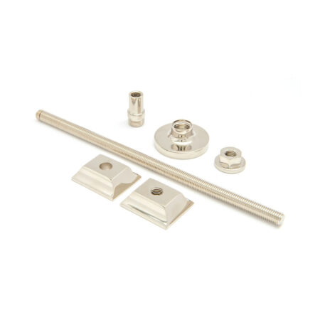 Cast Iron Radiator Brass Wall Stay Bracket Polished Nickel - Image 2