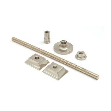 Cast Iron Radiator Brass Wall Stay Bracket Satin Nickel - Image 2