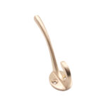 Victorian Coat Hook 87mm Satin Nickel