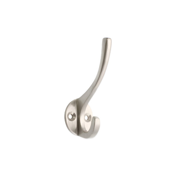 Victorian Coat Hook 115mm Satin Nickel