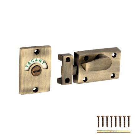 Antique Brass Indicator Bolt Latch Door Latch - Image 4