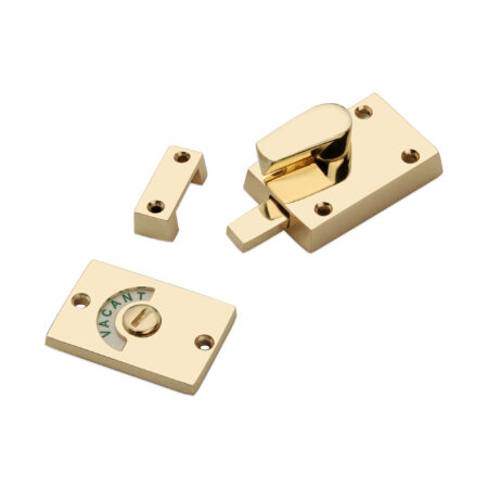 Polished Brass Indicator Bolt Latch Door Latch - Image 2