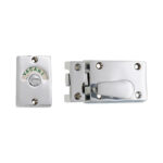 Polished Chrome Indicator Bolt Latch Door Latch