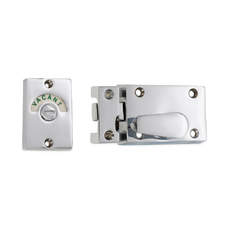 Polished Chrome Indicator Bolt Latch Door Latch