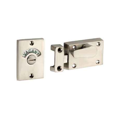 Indicator Bolt Latch Satin Nickel