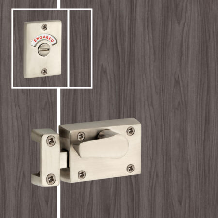 Indicator Bolt Latch Satin Nickel - Image 3