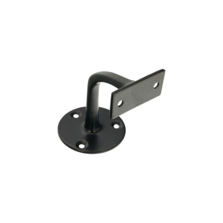 Brass Handrail Bracket Matt Black - Image 2