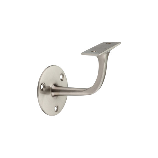 Brass Handrail Bracket Satin Nickel