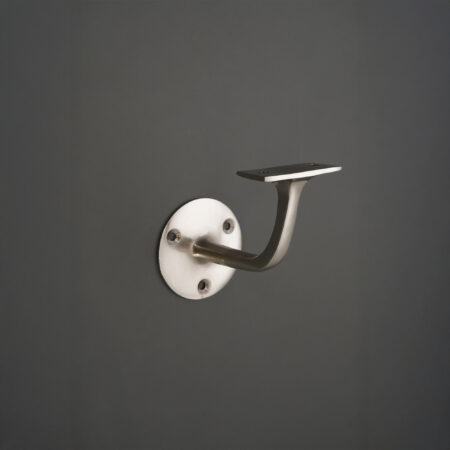 Brass Handrail Bracket Satin Nickel - Image 3