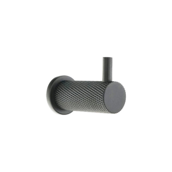 Jewel Knurlmond Coat Hook Matt Black