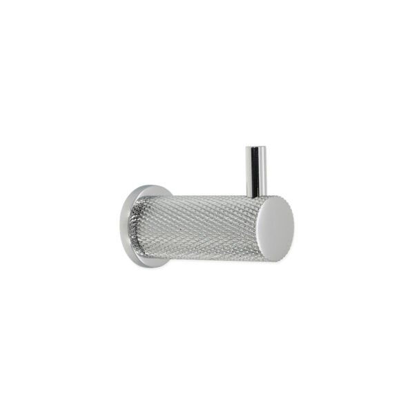 Jewel Knurlmond Coat Hook Polished Chrome