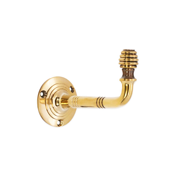 Beehive Large Coat Hook  Aged Brass