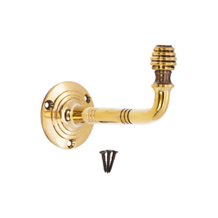 Beehive Large Coat Hook  Aged Brass - Image 2