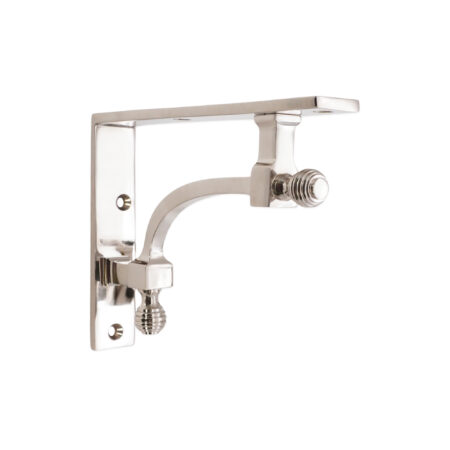 Beehive Small Shelf Bracket Polished Nickel (Sold in Pairs)