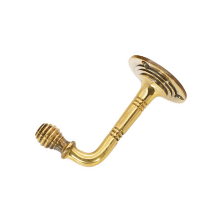Beehive Small Coat Hook Aged Brass - Image 2