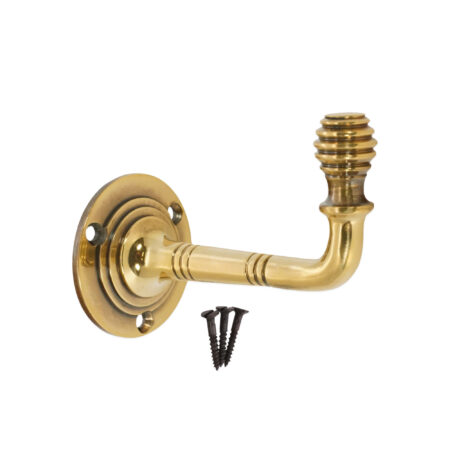 Beehive Small Coat Hook Aged Brass - Image 4