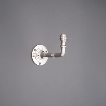 Beehive Small Coat Hook Polished Nickel - Image 3