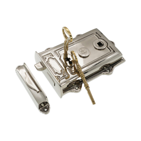 Polished Nickel Davenport Rim Lock Door Lock