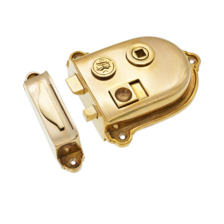 Polished Brass Cromwell Rim Latch Door Latch - Image 2