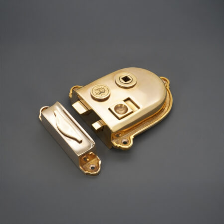 Polished Brass Cromwell Rim Latch Door Latch - Image 3