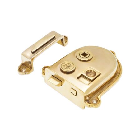 Polished Brass Cromwell Rim Latch Door Latch - Image 4