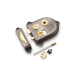 Pewter Cromwell Rim Latch Door Latch