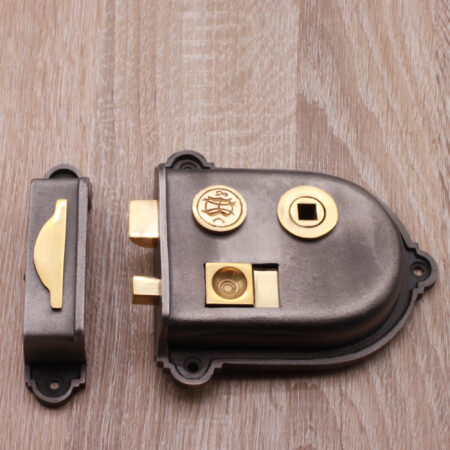 Pewter Cromwell Rim Latch Door Latch - Image 2