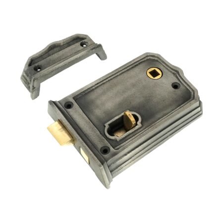 Pewter Gothic Rim Latch 125mm Door Latch - Image 2