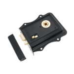 Iron Rim Lock Olde - Black Brass