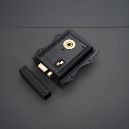 Iron Rim Lock Olde - Black Brass - Image 3