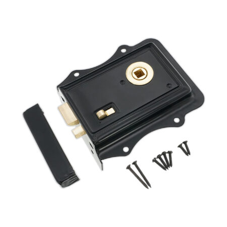 Iron Rim Lock Olde - Black Brass - Image 4