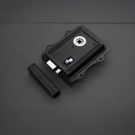 Iron Rim Lock Olde - Black Chrome - Image 3