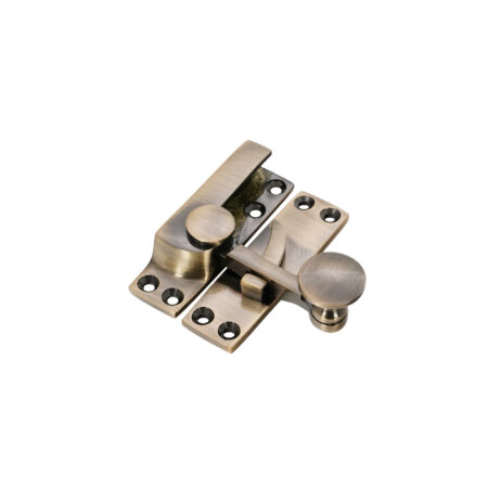 Quadrant Sliding Arm Fastener Antique Brass - Image 2