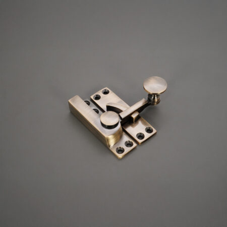 Quadrant Sliding Arm Fastener Antique Brass - Image 3