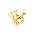 Quadrant Sliding Arm Fastener Polished Brass