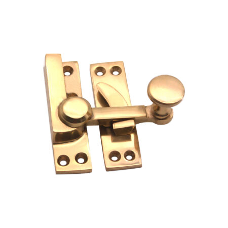 Quadrant Sliding Arm Fastener Polished Brass - Image 3