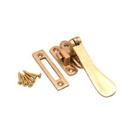 Spira Brass Casement Fastener Polished Brass - Image 2