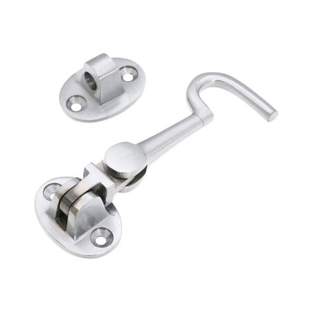 Silent Cabin Hook 3" - 75mm Satin Chrome - Image 2