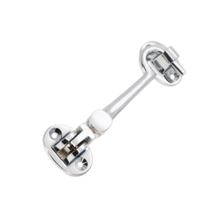 Silent Cabin Hook 4" - 100mm Polished Chrome