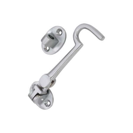 Silent Cabin Hook 4" - 100mm Satin Chrome - Image 2