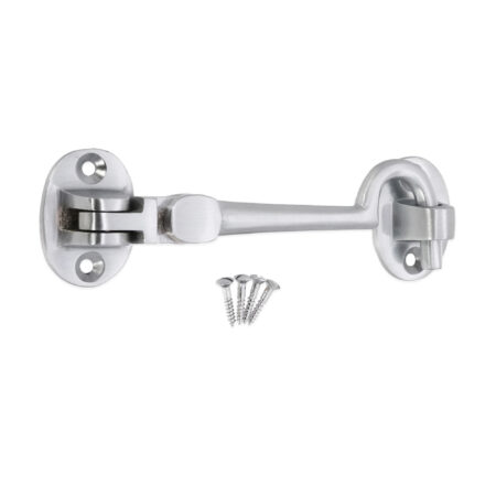 Silent Cabin Hook 4" - 100mm Satin Chrome - Image 4