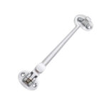 Silent Cabin Hook 6" - 150mm Satin Chrome