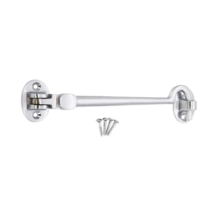 Spira Brass Silent Cabin Hook 6" - 150mm Satin Chrome - Image 4