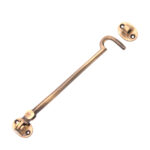 Silent Cabin Hook 8" -  200mm Antique Brass